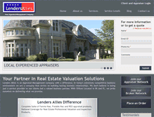 Tablet Screenshot of lendersallies.com